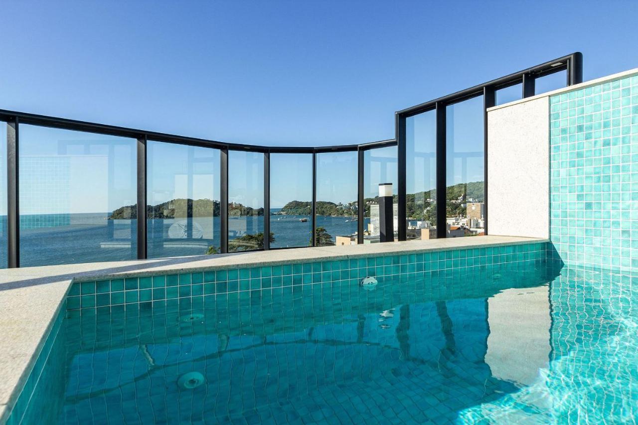 Aion Suites 205 - Lindo Apartamento Com Vista Para O Mar, A 60M Da Praia De Bombinhas, Com Piscina E Academia No Rooftop. Exteriér fotografie